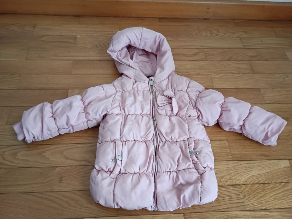 Casaco Zara 24-36m cor de rosa
