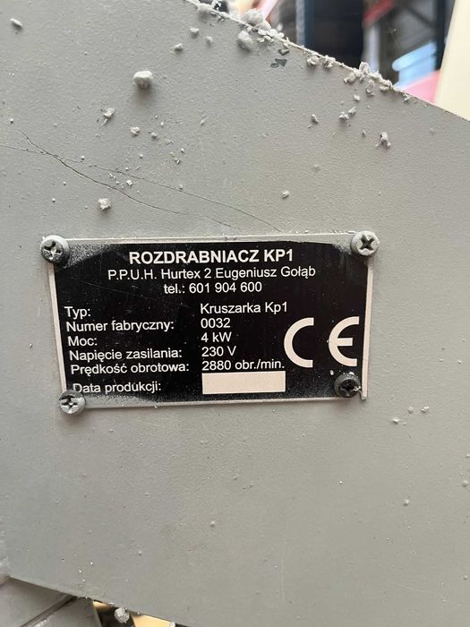 NA WYNAJEM kruszarka do styropianu