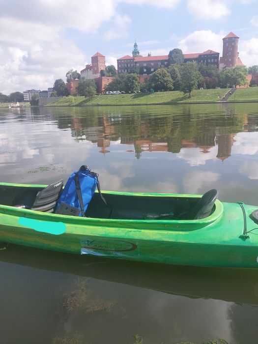 Kajak Solina 2-osobowy, którym przepłynąłem Wisłę