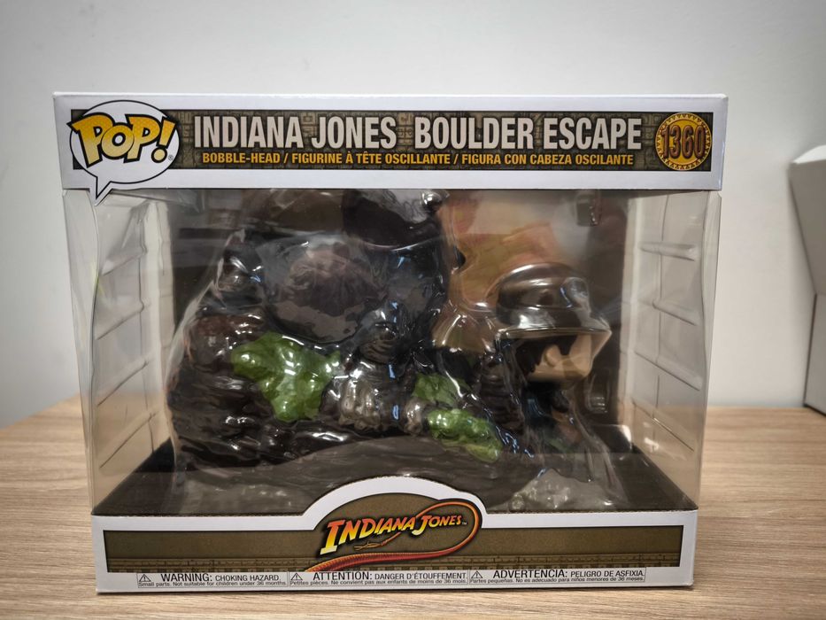 Funko pop Indiana Jones Boulder Escape
