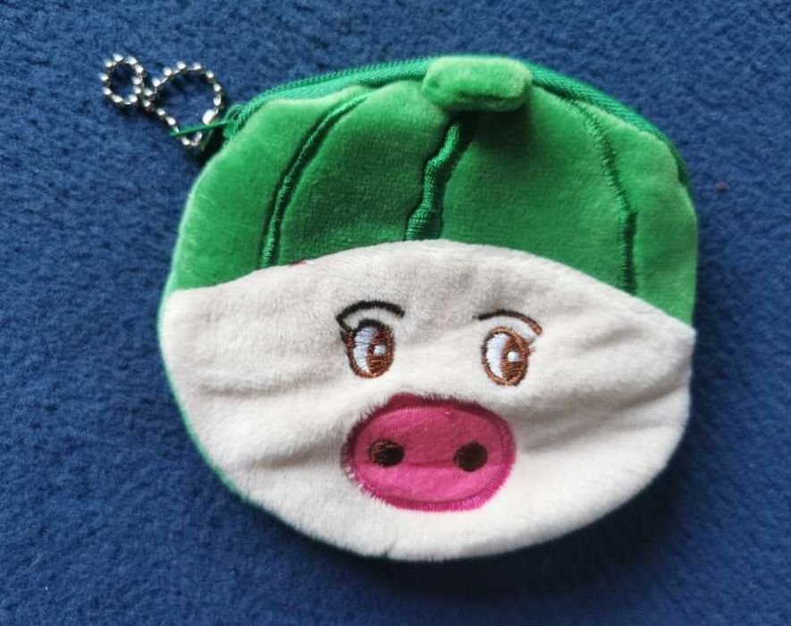 Portfelik na pieniądze dla dziecka - świnka