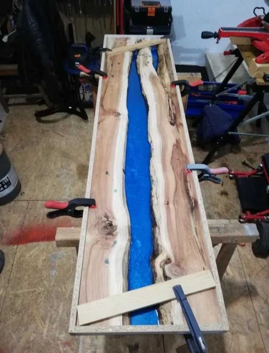 2.25Kg Resina Epóxi - 2cm e 10cm - ARTE, PAVIMENTOS, MESAS