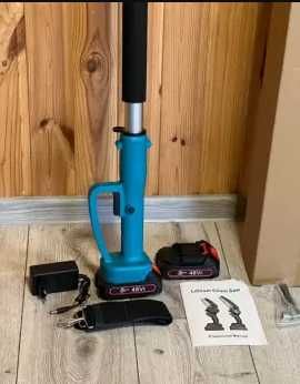 Акумуляторна пилка з подовжувачем для обрізки дерев