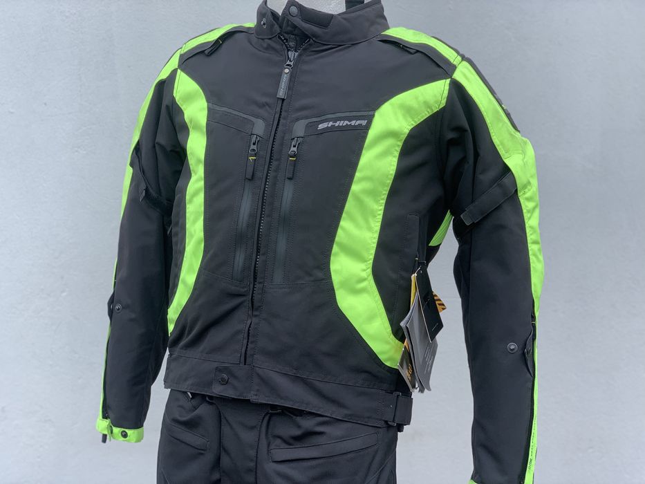 Kurtka motocyklowa Shima Combat rozmiar L Nowa, Fluo, 3 warstwowa!