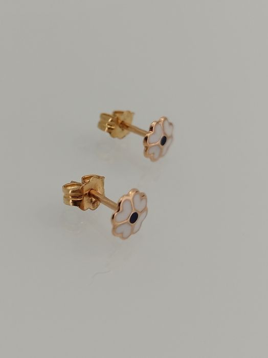 Brincos em ouro de 19,2kt