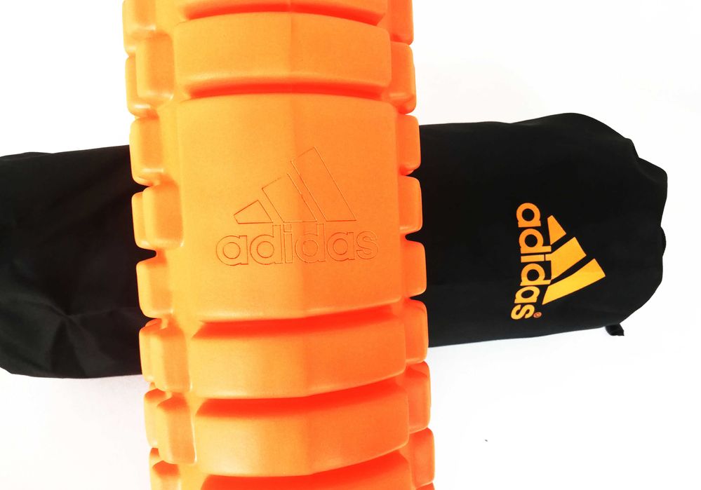 Ролик Adidas 45 см+ЧОХОЛ/масажний валик-ролер для масажу спини, ніг
