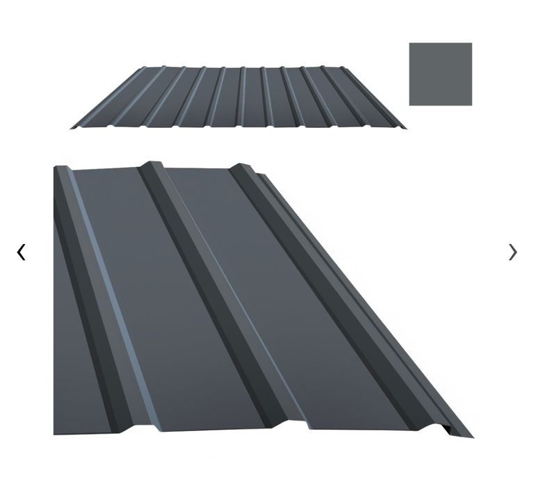 Chapa Lacada p/ Vedação Cinza RAL7016