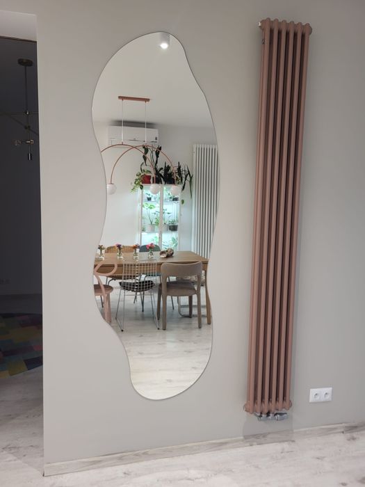 Szklarz, lustra na wymiar, mozntaż