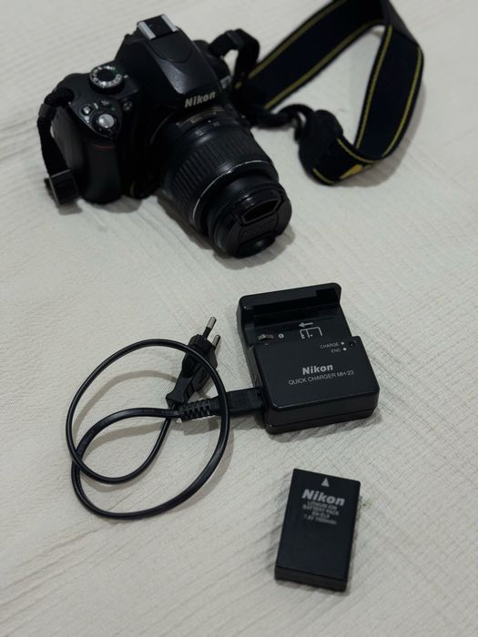 nikon d60 + lente 18-55