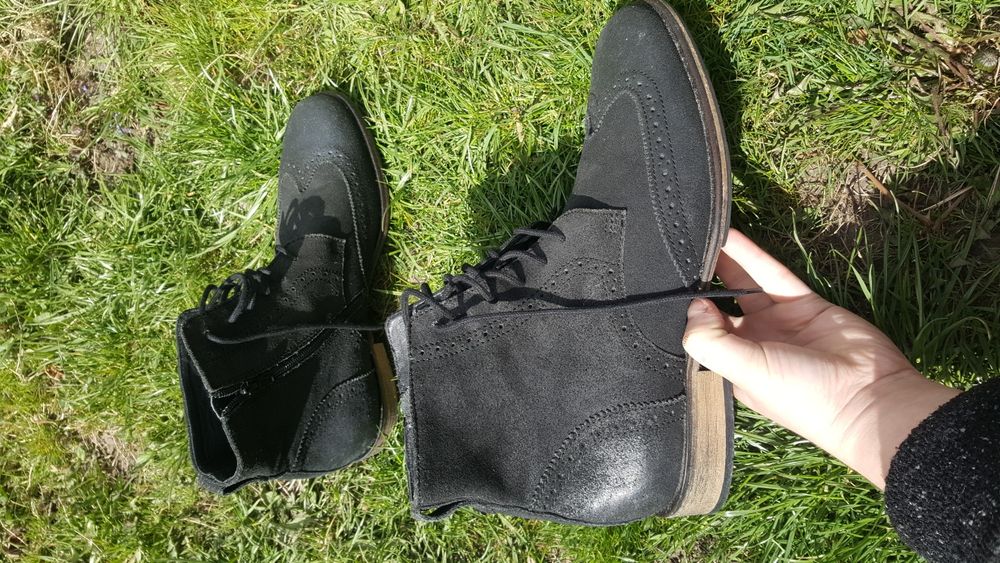 Броги,ботинки,кожа-замш Esprit by EDC,оксфорди,туфли р.45