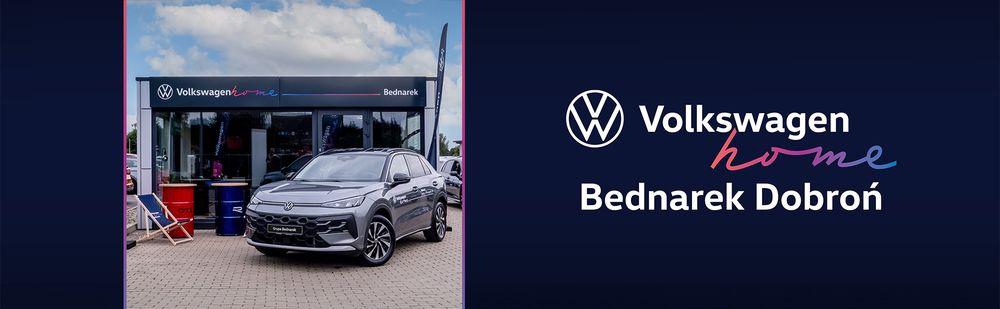 VOLKSWAGEN HOME BEDNAREK DOBROŃ top banner
