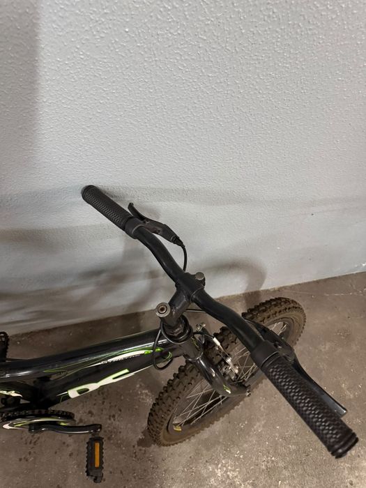 Bicicleta roda 16 Para crianças com rodas de apoio