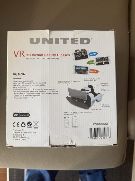 VR 3D Virtual Reality Glasses