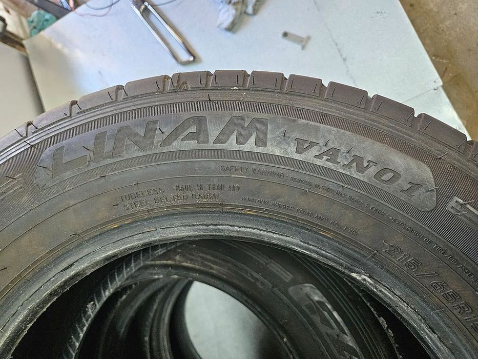 4 opony falken linam van 01 215/65r15c dot4022 8mm
