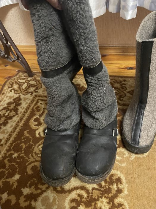 Унты, валенки натуральная кожа и мех