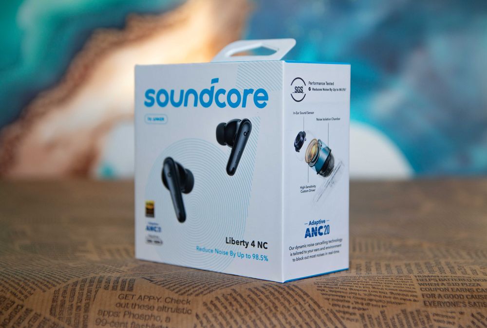 ‼️+ЧОХОЛ! Anker Soundcore Liberty 4NC|LDAC|Наушники беспроводные