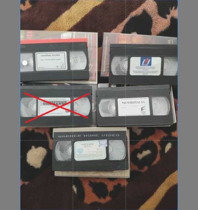 Commando, uniwersalny żołnierz, i inne - zestaw vhs