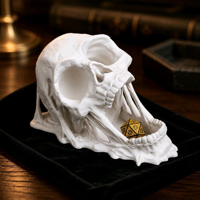 Wieża do Kości Doom Skull Ekskluzywne Akcesorium do D&D i Gier Fantasy