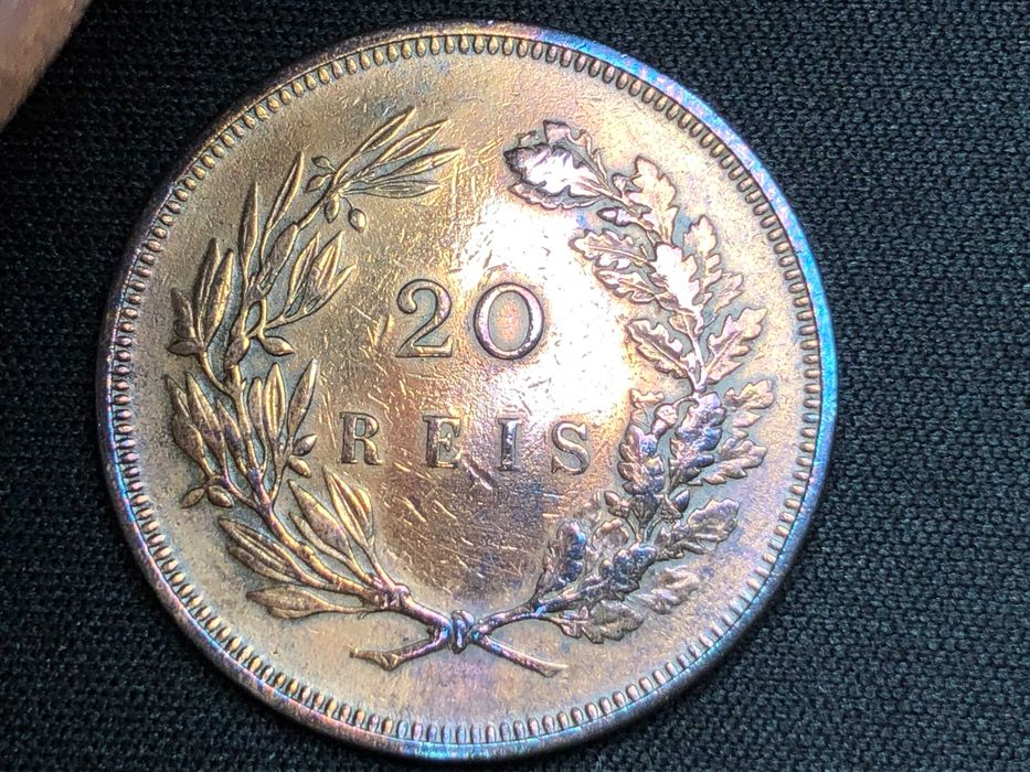 20 Reis 1892 Bronze D. Carlos I
