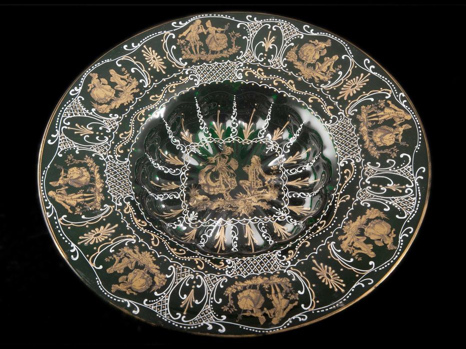 Centro de Mesa em Cristal Val Saint Lambert