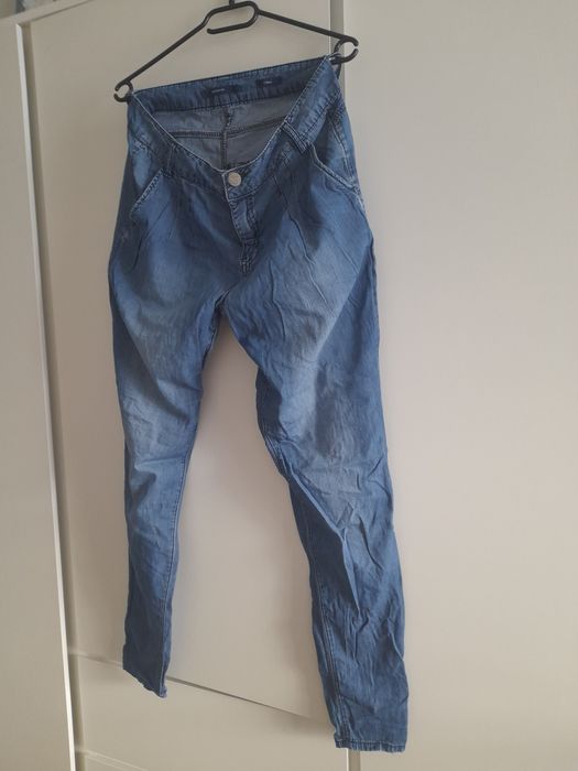 Spodnie cieniutki jeans, letnie 38