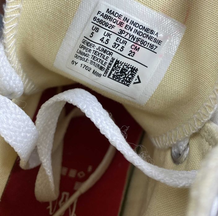 CONVERSE r.37,5 oryginalne trampki damskie/dziewczęce