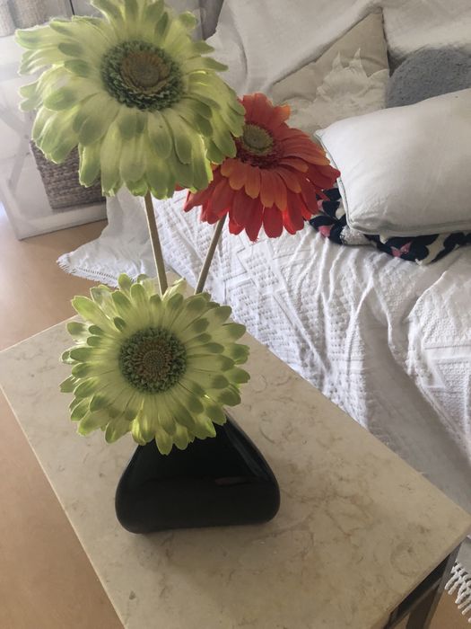Vendo jarra com flores