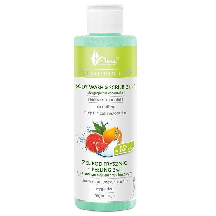 Ava Laboratorium żel pod prysznic + peeling 2w1 200ml