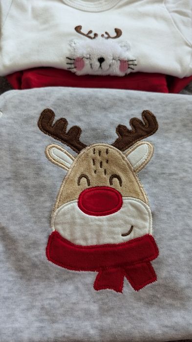 Новорічний різдвяний святковий чоловічок сукня боді