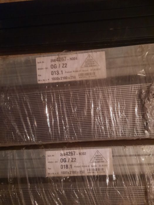 7 Estoros Metálicos, alumínio, com motor incorporado