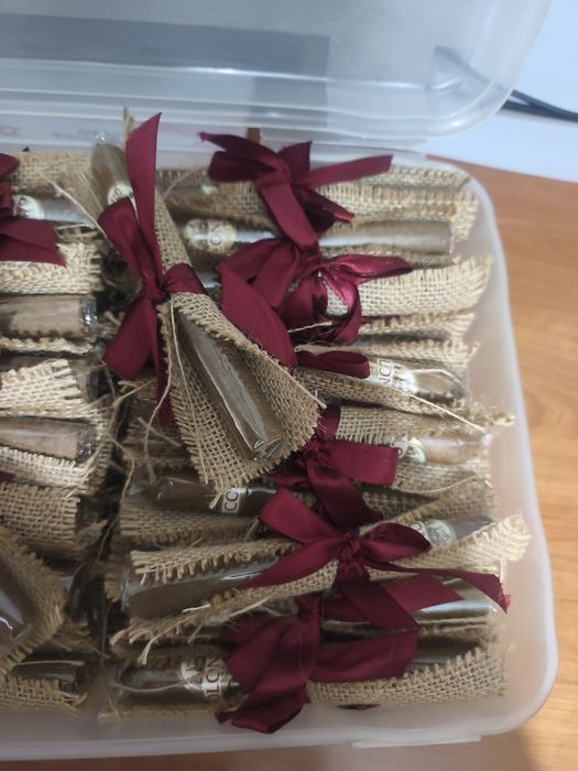 Charutos lembrança casamento