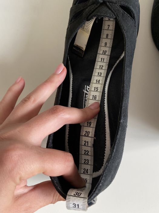 Туфлі чорні замшеві/ туфли замшевые