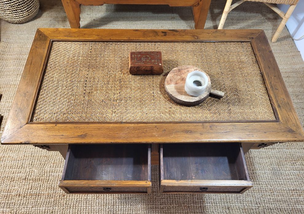 mesa, centro,  apoio  verga  oriental,  asiático,  rustico