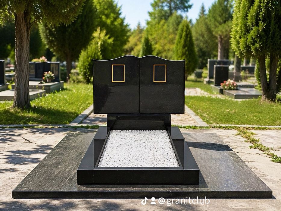 Готовий пам’ятник із граніту Одинарний пам’ятник