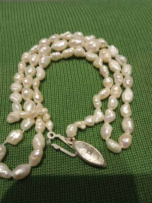 Naszyjnik perły naturalne