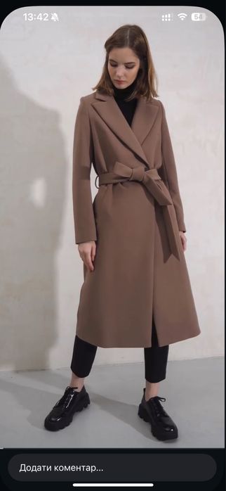 Пальто українського бренду season 38 розмір