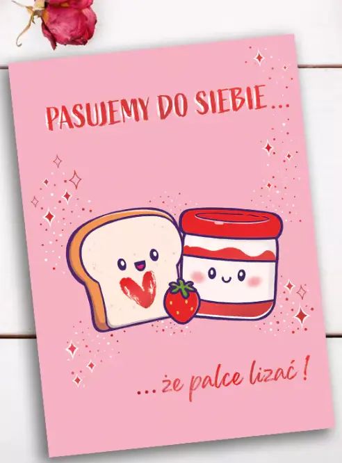 Karnet Na Walentynki, Dżem Z Tostem. Henry. Nowy Produkt