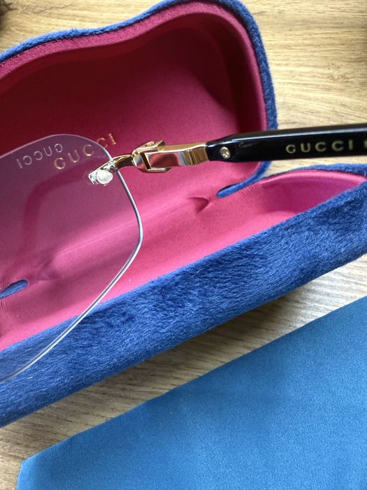 Окуляри gucci прямокутні без оправи