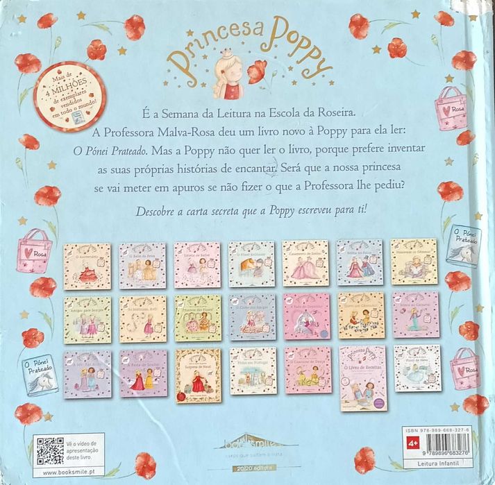 Livro "Princesa Poppy: Uma História de Encantar" de Janey Louise Jones