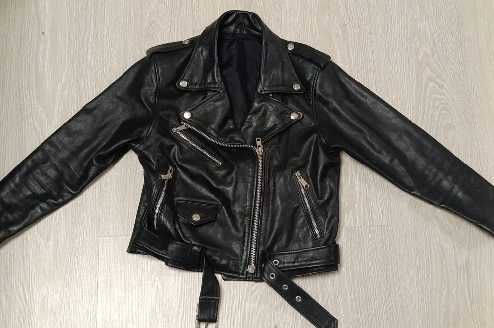 Шкіряна підліткова косуха XS