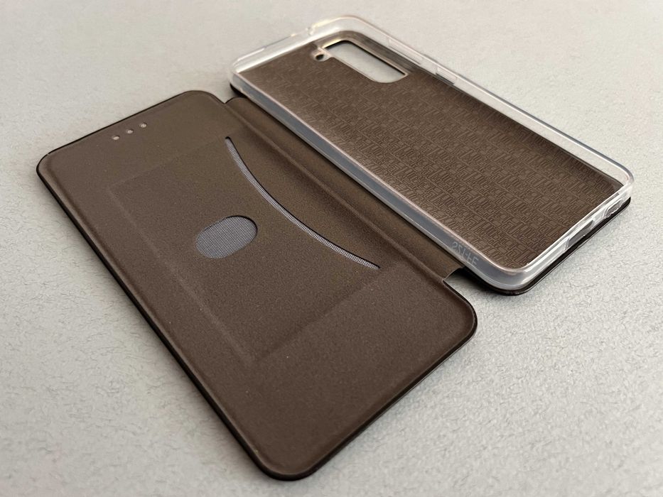 Samsung Galaxy S21 FE чохол книжка Baseus шкіра слоти для карт чехол