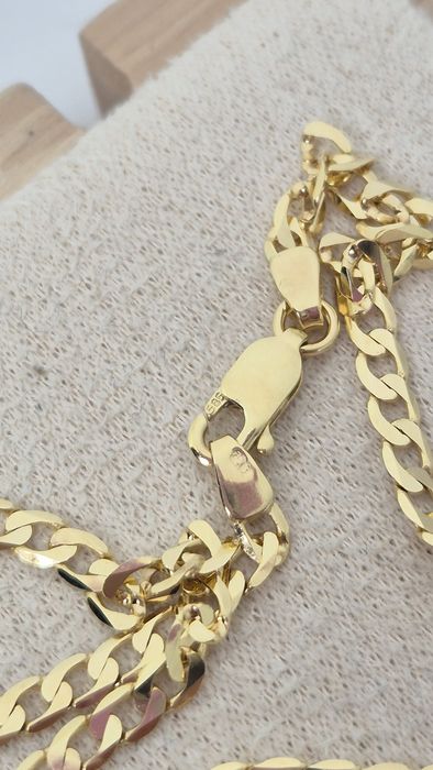 Nowy złoty łańcuszek naszyjnik pancerka p. 585