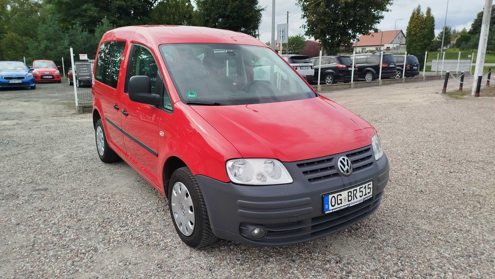 Volkswagen Caddy 1.4 MPI 80 KM LIFE. 5 Miejsc 2x Przesuwane Drzwi.