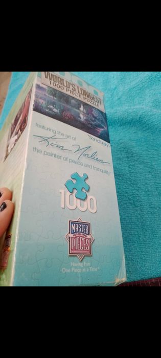 Пазли картина озера з лебідями на 1000 штук