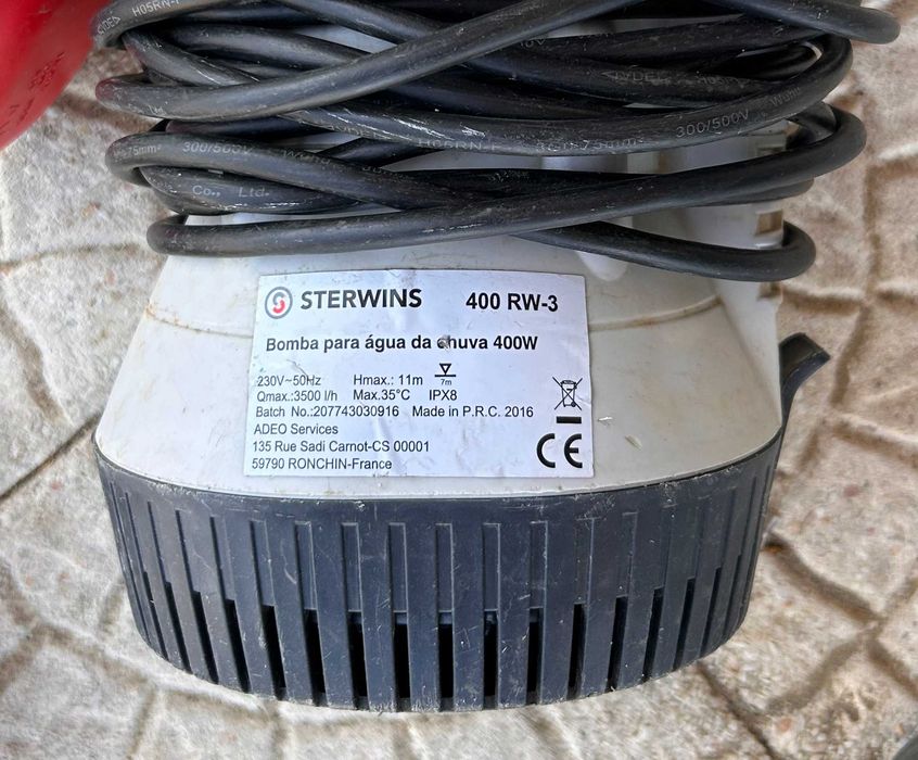 Bomba de água Sterwins de 400W