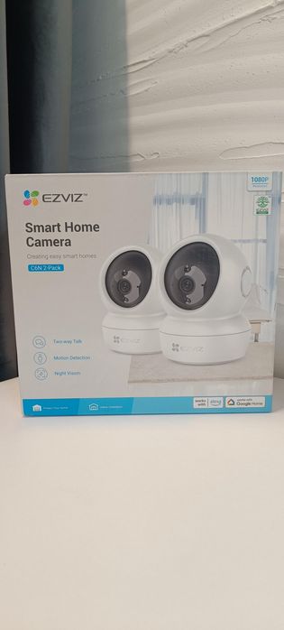 Видеоняня CZEview BM6 (BM2 PRO), 2К, WiFi, 360°, датч. звука, движения