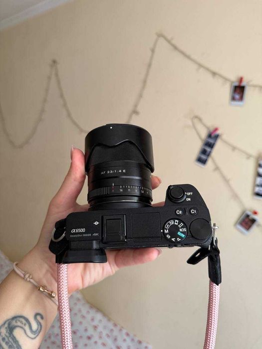 Sony a6500 + Viltrox AF 23mm f/1.4 E mount + 3 зарядних блочка