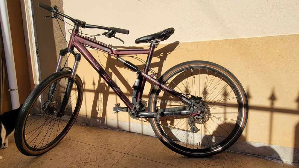 Bicicleta rockrider suspensnsao completa