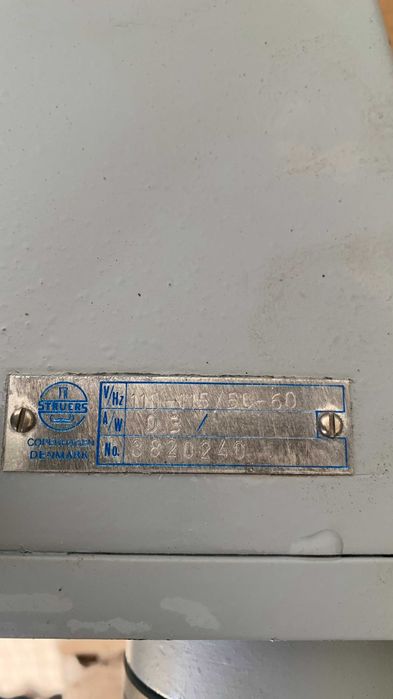 Struers Denmark Equipment p retificar/lixar/afiar c muitos acessórios