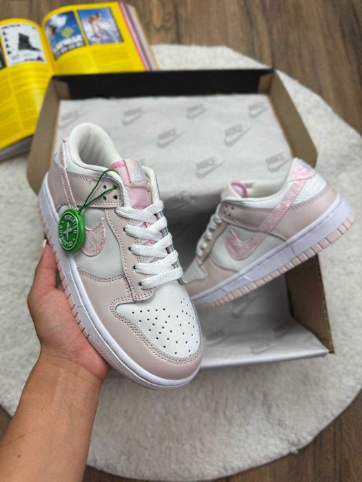 !SALE! Nike SB Dunk Low Pink/White 36 37 38 39 40 41 найк данк рожеві
